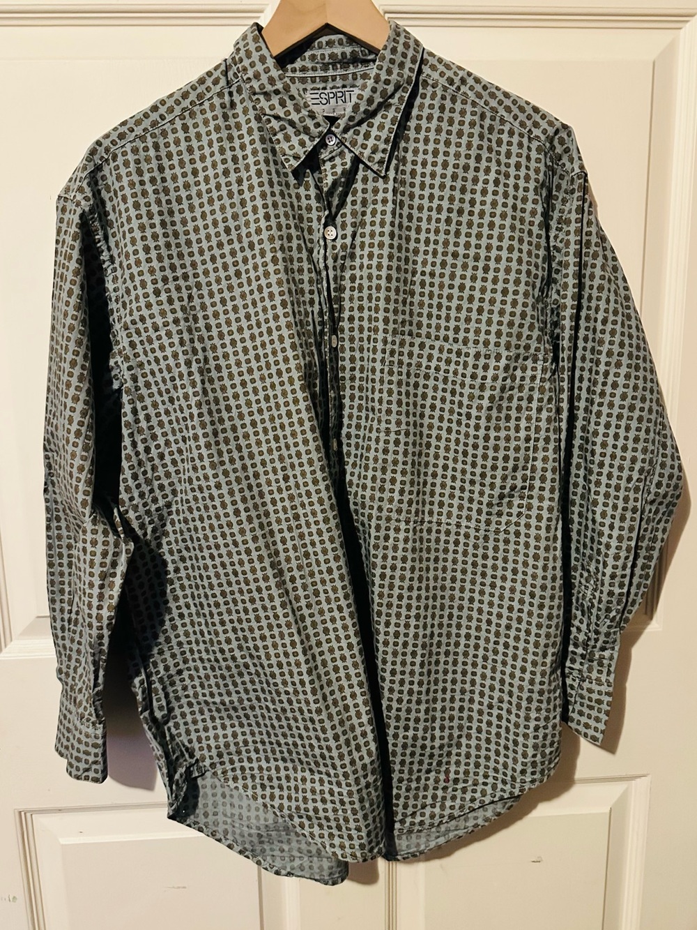 Esprit Sport | Shirt | Vintage Esprit Sport Women’s Patterned Button-Down Shirt